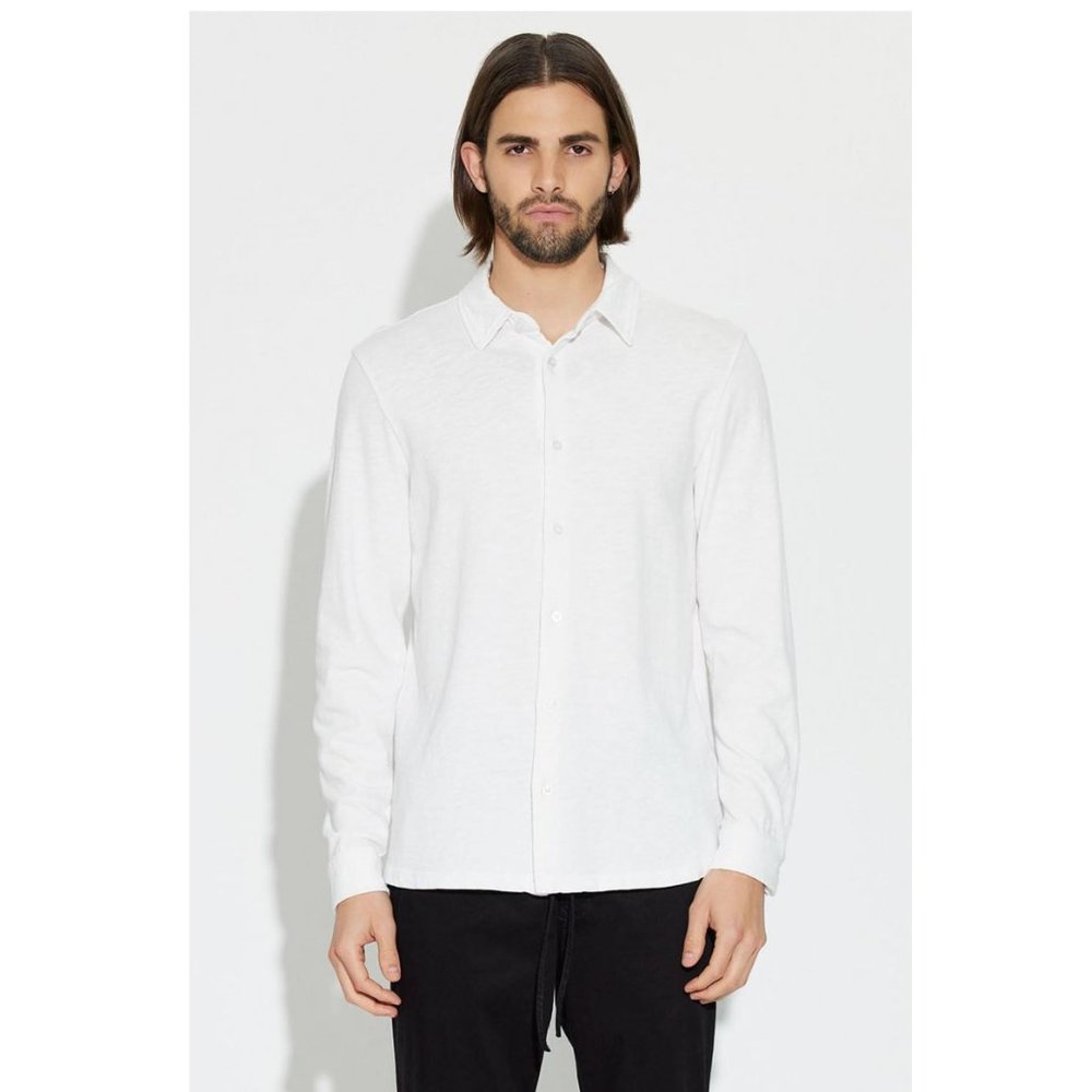 Cotton Citizen White Casual Button Down Shirt